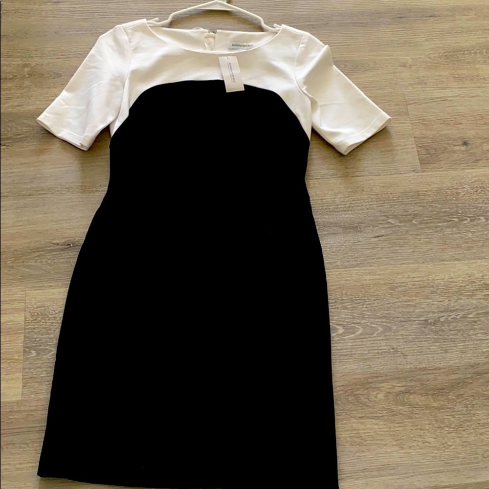 Color black dress from banana republic